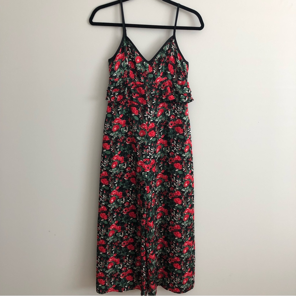 Club Monaco Floral Jumpsuit
